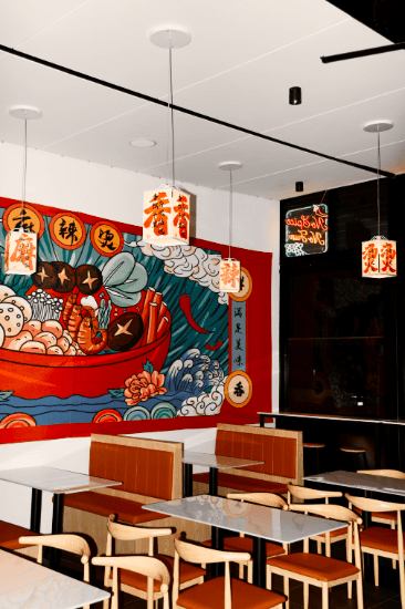 Guests enjoying promotions at Mala Town