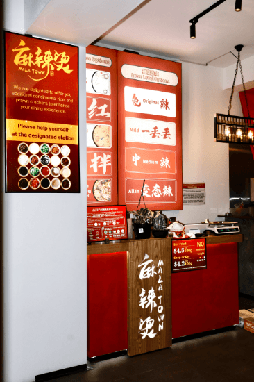 Ingredients ready for service