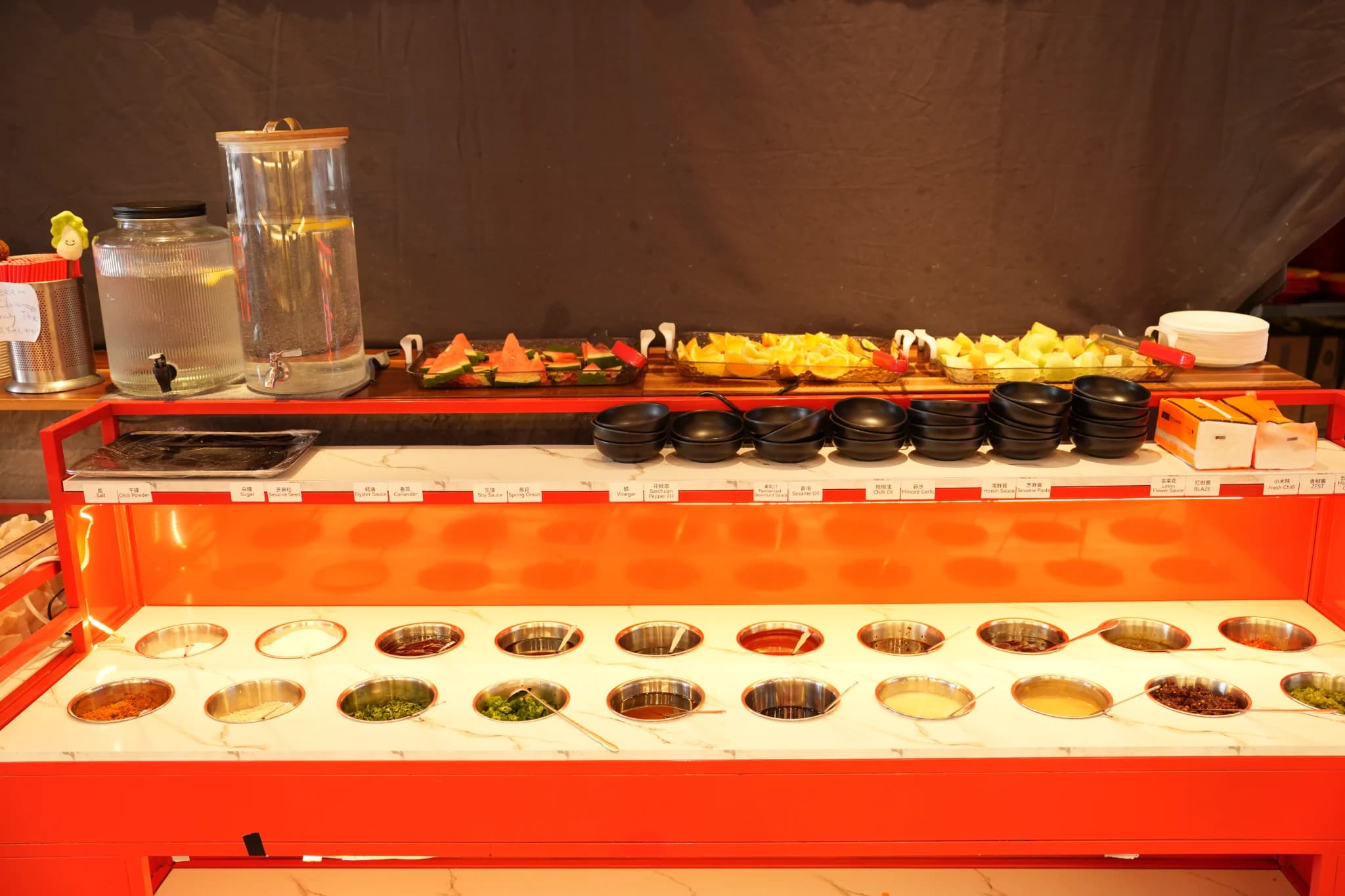 The kitchen at Mala Town